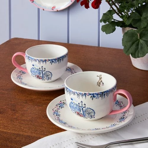 Cath Kidston London Tea Cup & Saucer - Image 4