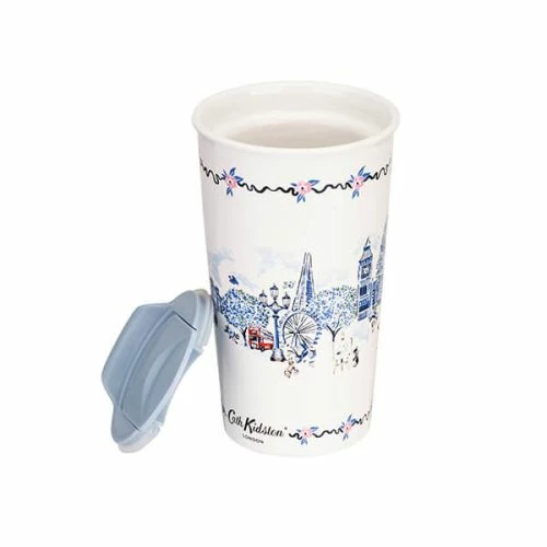 Cath Kidston London Ceramic Travel Mug 300ml - Image 2