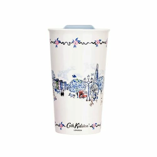 Cath Kidston London Ceramic Travel Mug 300ml
