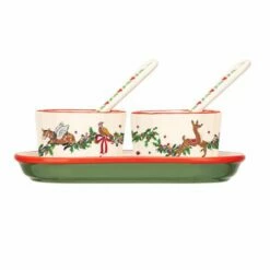 Cath Kidston Christmas Condiment Dish Set