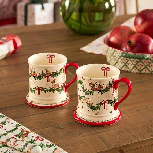 Cath Kidston Christmas Mug & Coaster Set - Image 4