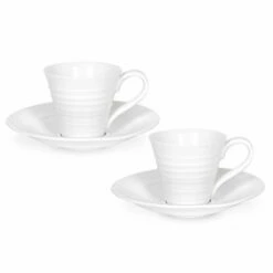 Sophie Conran Espresso Cup & Saucer Set Of Two