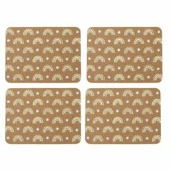 Creative Tops Cork Placemat Set Of 4 Rainbow