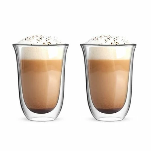 Bialetti Firenze Double Walled Latte Glasses 300ml Set Of 2