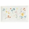 English Tableware Company Pressed Flowers Rectangular Platter