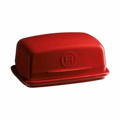 Emile Henry Burgundy Butter Dish