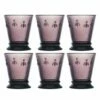 La Rochere Bee Tumbler Purple 270Ml Set Of 6