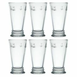 La Rochere Bee Large Long Drink Glass 460ml Set Of 6