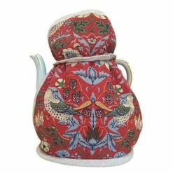 William Morris Strawberry Thief Red Victorian Tea Cosy