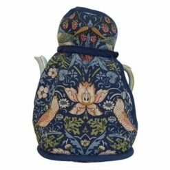 William Morris Strawberry Thief Navy Victorian Tea Cosy
