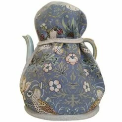 William Morris Strawberry Thief Blue Victorian Tea Cosy