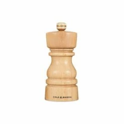 Cole & Mason London 13cm Natural Beech Salt Mill