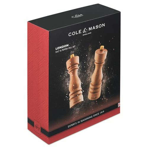 Cole & Mason London 18cm Natural Beech Gift Set - Image 2