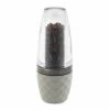 Cole & Mason Precision+ Stemless City Concrete Clear Pepper Mill With Gunmetal Band