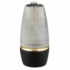 Cole & Mason Precision+ Bridgwater 135mm Wooden Salt Mill With Cast Iron Base