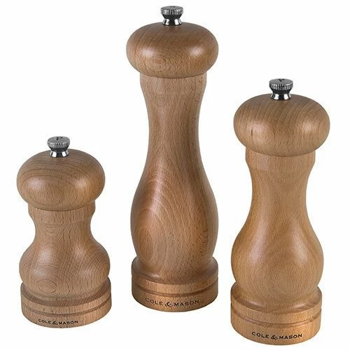 Cole & Mason A8 Beech Precision Pepper Mill - Image 3