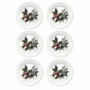 Portmeirion The Holly & The Ivy Set Of 6 Side Plates