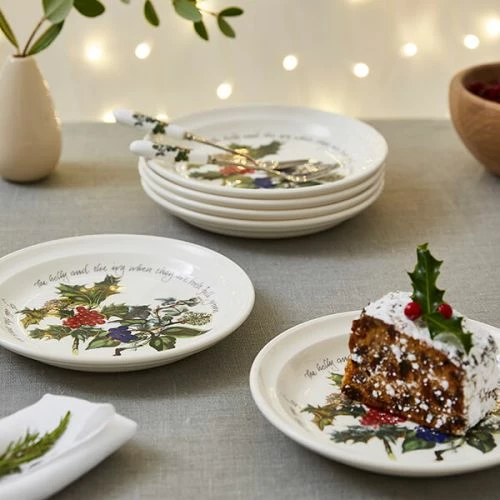 Portmeirion The Holly & The Ivy Set Of 6 Side Plates - Image 3