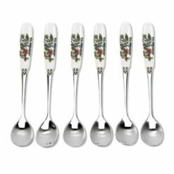 Portmeirion The Holly & The Ivy Set Of 6 Tea Spoons