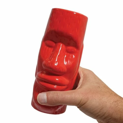 Bar Bespoke Tiki Mugs 2 Pack Brown And Red - Image 5