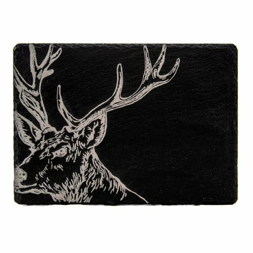 The Just Slate Company Stag Slate Cheese Board