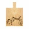 The Just Slate Company Kissing Hares Medium Oak Serving Paddle