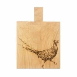 The Just Slate Company Pheasant Medium Oak Serving Paddle