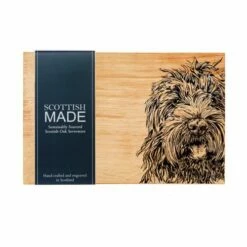 The Just Slate Company Cockapoo 30cm Oak Serving Board