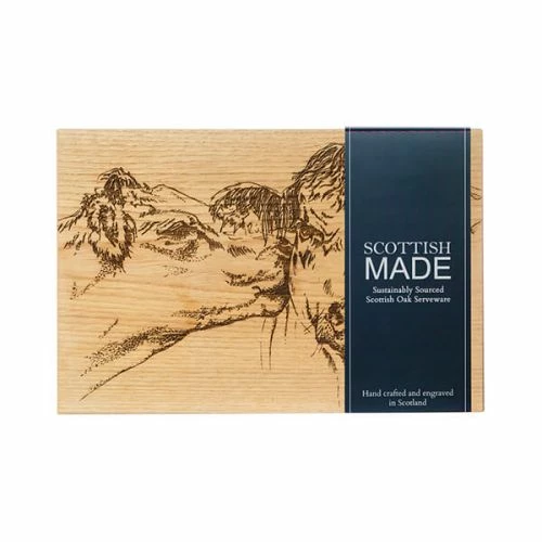 The Just Slate Company Kissing Cows 30cm Oak Serving Board - Image 2