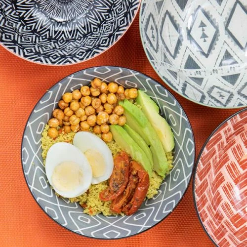 KitchenCraft Designed For Life Glazed Stoneware Bowl Set Of 4 - Image 5