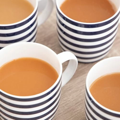 KitchenCraft Barrel Mug Set Of 4 Nautical Stripe - Image 4