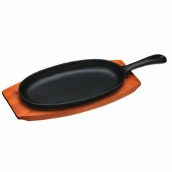 World Of Flavours Oriental Cast Iron Sizzle Platter