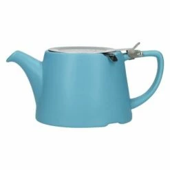 London Pottery Oval Filter 3 Cup Teapot Satin Blue