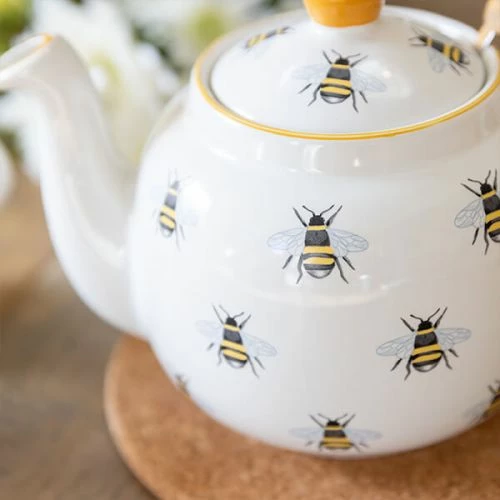 London Pottery Farmhouse Bee 4 Cup Teapot & Infuser - Image 5