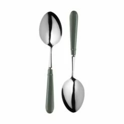 Mary Berry Set Of 2 Serving Spoons Sea Green