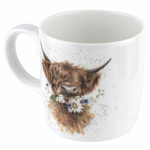 Wrendale Designs Large Fine Bone China Mug Thank You, Cow - Image 3