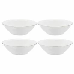 Royal Worcester Serendipity Platinum Set Of 4 Cereal Bowls