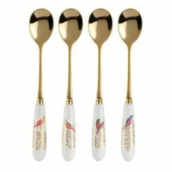 Sara Miller Chelsea Collection Set Of 4 Tea Spoons