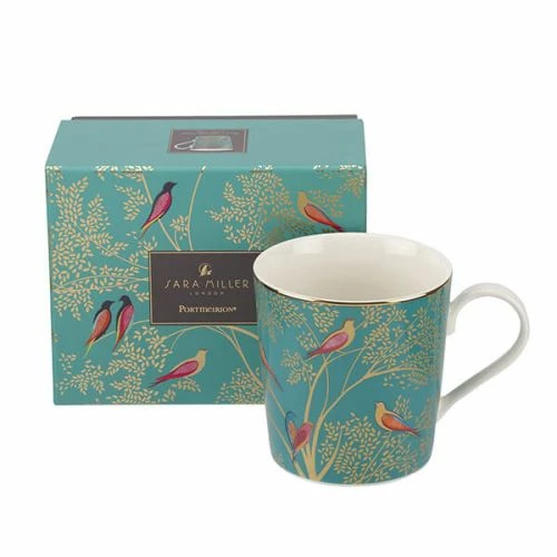 Sara Miller Chelsea Collection Green Mug - Image 4