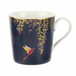Sara Miller Chelsea Collection Navy Mug