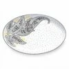 Sara Miller Artisanne Noir Paisley Large Oval Serving Platter