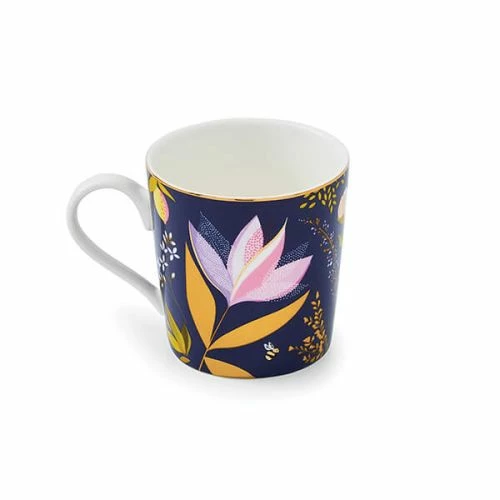 Sara Miller Orchard Navy Mug - Image 2