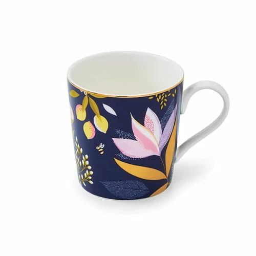 Sara Miller Orchard Navy Mug