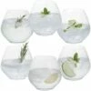 Dartington Party Set Of Six Stemless Copa Gin Glasses