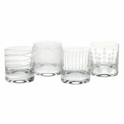 Mikasa Cheers Set Of 4 12.75oz Tumblers