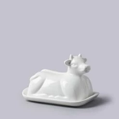 W.M.Bartleet & Sons Cow Design Butter Dish 13cm