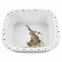 Wrendale Designs Square Dish Hare