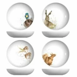 Wrendale Designs Set Of 4 Pasta Bowls