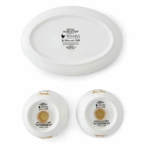 Wrendale Designs Salt & Pepper Pots With Tray Ducks - Image 3