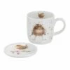 Wrendale Designs Mug & Coaster Flying The Nest